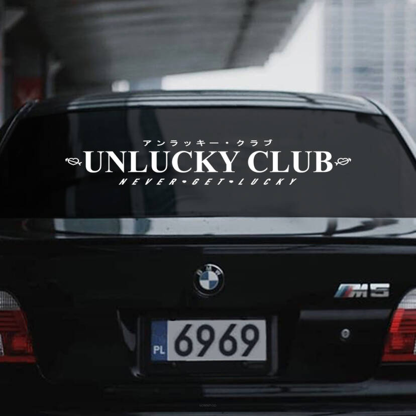 UNLUCKY CLUB - BIG BANNER 