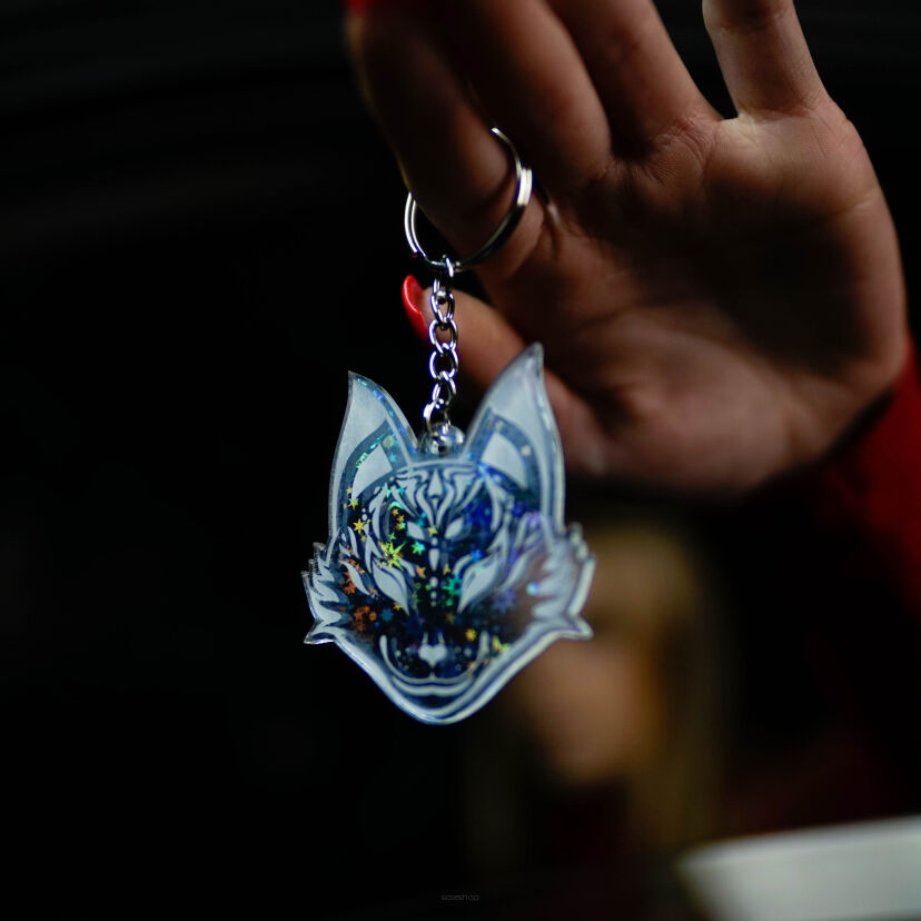 Kitsune HOLO - keychain