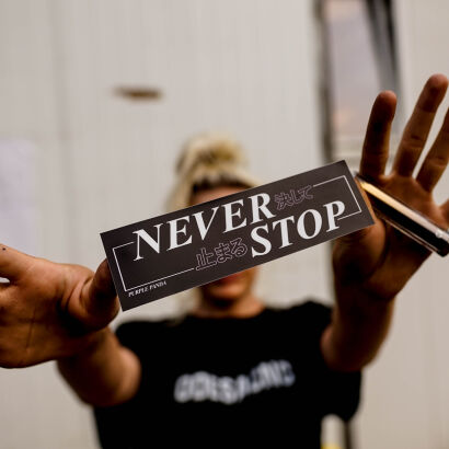 NEVER STOP
